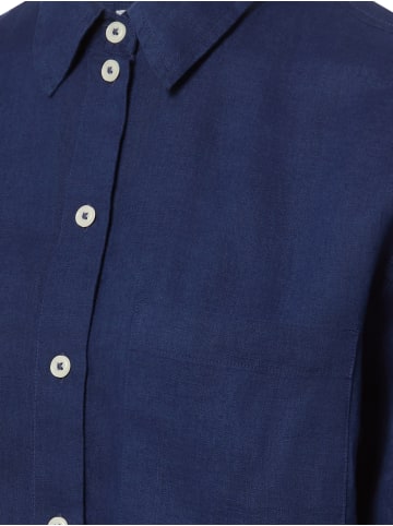 Marie Lund Bluse Ida in indigo - 0006