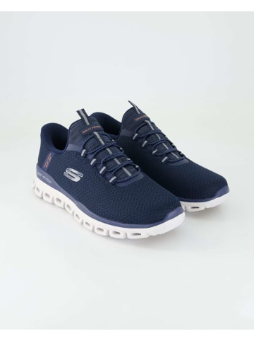 Skechers Slip On Sneaker in Blau
