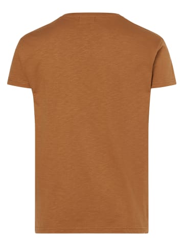 Derbe T-Shirt in camel