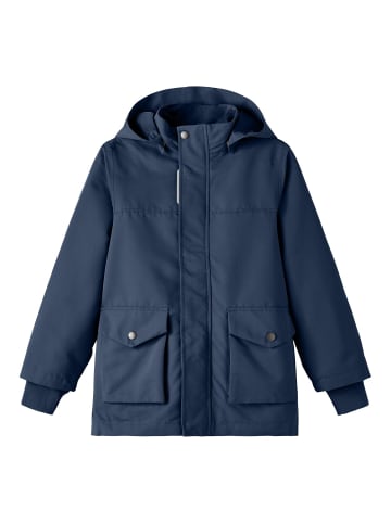 name it Legere Jacke Soft mit Kapuze Dünne Übergangsjacke NKMMALEX in Blau