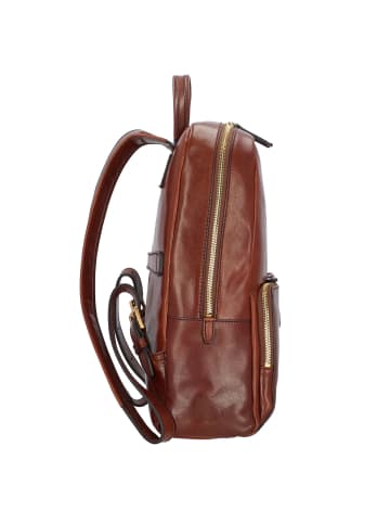 The Bridge Firenze Rucksack Leder 39 cm Laptopfach in braun