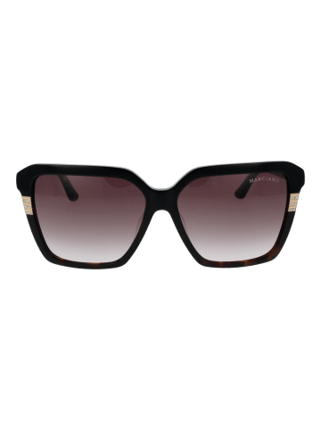 Marciano by Guess Damen Sonnenbrillen Quadrat Schwarz