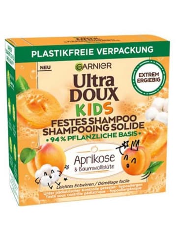 Garnier Ultra-sanftes festes Kindershampoo – Aprikose & Baumwollblüte