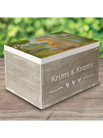 Mr. & Mrs. Panda Kiste Otter Bauch Design ohne Spruch in Weiß