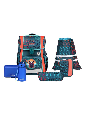 McNeill Bravo Schulranzen-Set 8-teilig in Bear