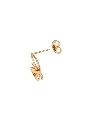 NAEMI Women Earrings in Rose Gold Green