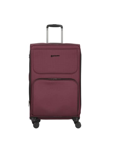 Stratic Bendigo Light Plus 4-Rollen Trolley 72 cm Laptopfach in aubergine
