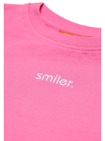 smiler. T-Shirt mini-laugh. in PINK