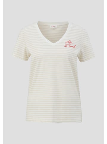 s.Oliver T-Shirt in 81G0_beige