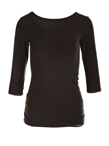 Winshape 3/4-Arm Shirt WS4 in schwarz