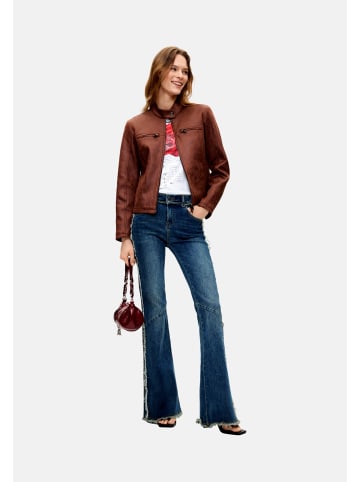 Desigual Jacke 'Bikercy' in braun