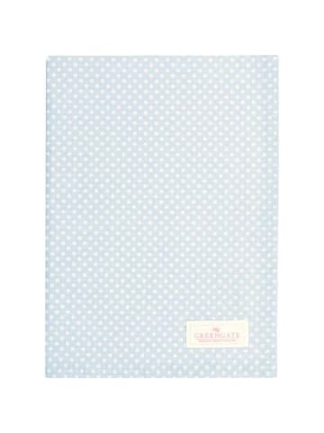 Greengate Geschirrtuch DOTTY PALE BLUE Blau mit weißen Punkten