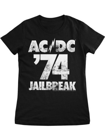 AC/DC Shirt "74 Jailbreak Girly Tee" in Schwarz
