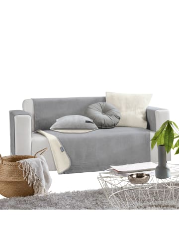 LOOKS by Wolfgang Joop Jacquard, Baumwollmischung Armlehnenschoner 2er-Pack in wollweiß/hellgrau