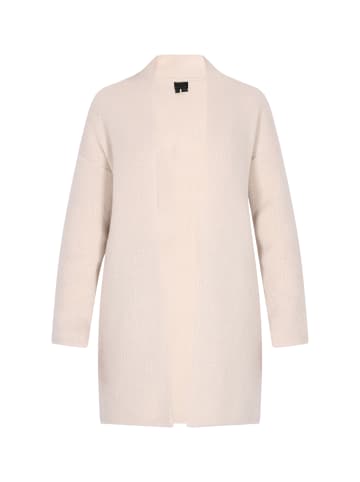 DreiMaster Klassik Damen Cardigan in Wollweiss