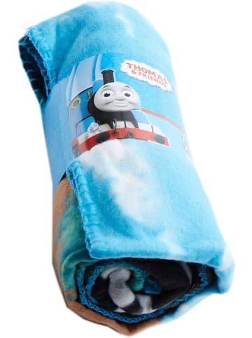 JERRY FABRICS Kinder Fleecedecke und Wurf, Thomas und Freunde 150 x 150 x 0,3 cm