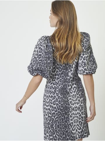 Co'couture Kleid LeoCC in Dark Grey