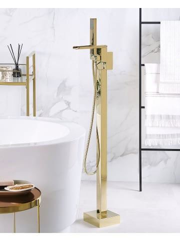 Beliani 3-tlg Wannenarmaturen BOYOMA in Gold