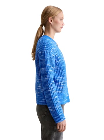 Marc O'Polo DENIM Chunky-Cardigan cropped in Pale Cobalt