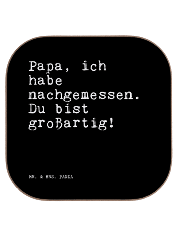 Mr. & Mrs. Panda Tischuntersetzer Papa, ich habe nachgemessen...... in Schwarz