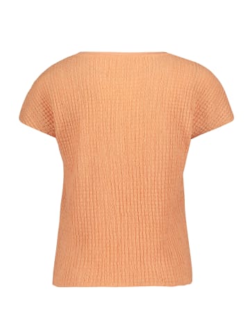 Betty Barclay Strukturshirt mit U-Boot-Ausschnitt in Peach