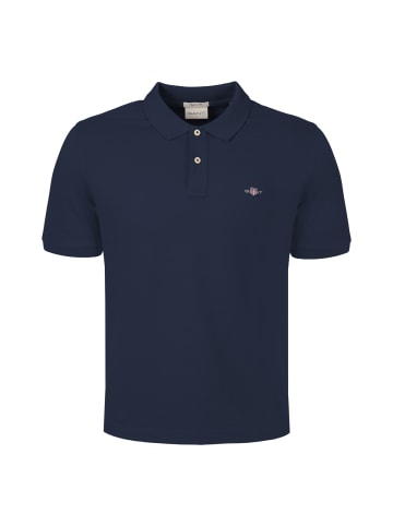 Gant Poloshirt Reg Shield SS Pique in dunkelblau