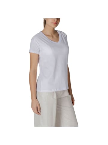 Armani Exchange Weiß Baumwolle T-Shirt