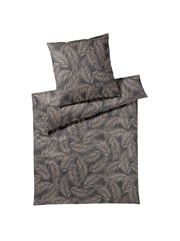 Elegante Bettwäsche Maison Leaves in basalt