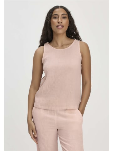 Hessnatur Musselin Top in cremerosa