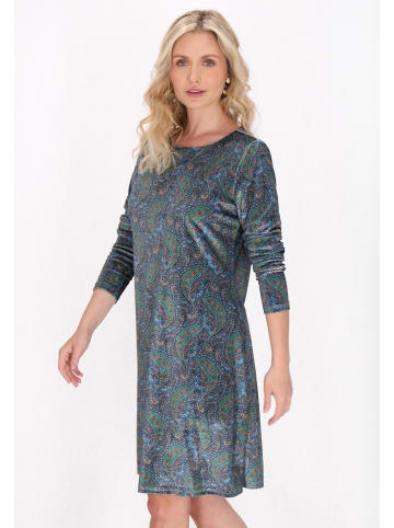 VIRITA Women Dress in Blue Multicolor