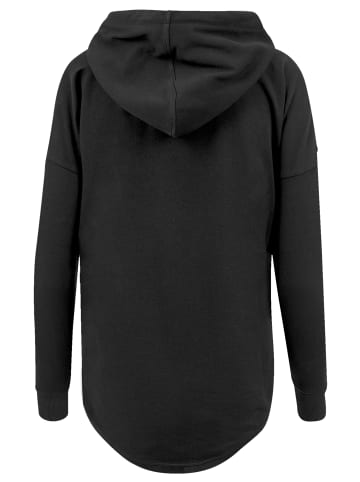 F4NT4STIC Oversized Hoodie Panic At The Disco Block Text in schwarz