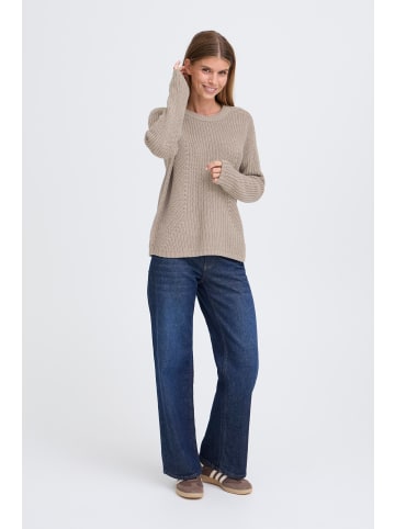 Oxmo Strickpullover OXKanna in Grau