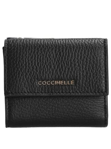 COCCINELLE Metallic Soft - Geldbörse 5cc 9.5 cm (ribes) in noir