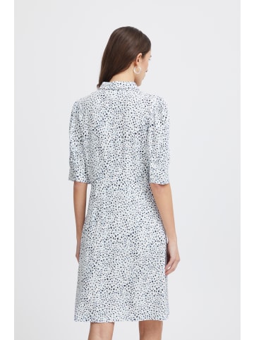 ICHI Kleid IHAYA Regular fit in Della Robbia Blue Dot Aop