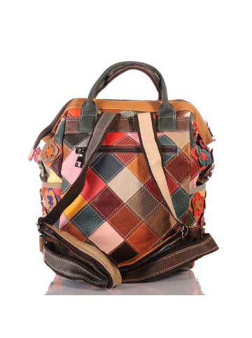 Kmisso Rucksack in Bunt - Rot