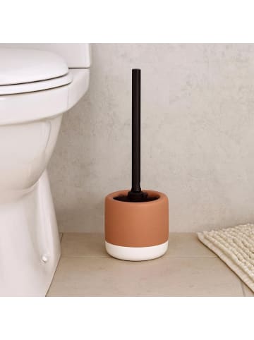 Bathroom Solutions WC-Bürste mit Keramikbehälter THE PASTELS in Rosa, 11,6 x 38 x 11,6 cm