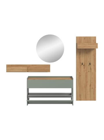 ebuy24 Garderobenmöbel Drive Staubgrün 197 x 32 cm