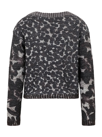 Betty Barclay Grobstrick-Pullover mit Pailletten in Beige/Braun