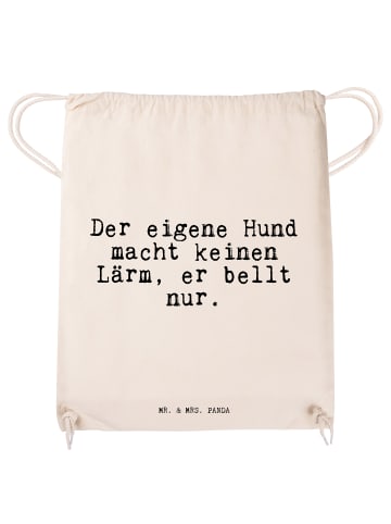 Mr. & Mrs. Panda Beutel Rucksack Der eigene Hund macht... mit Sp... in Creme
