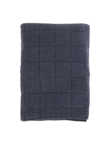 Chic Antique Aix Vintage Quilt Bettdecke in midnight