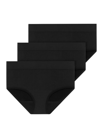 Jockey Slip Worry Free Seamfree 3 Stück in Schwarz