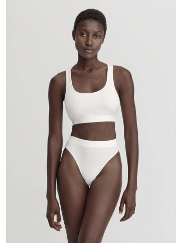 Hessnatur Ripp-Taillenslip High Waist in naturweiss