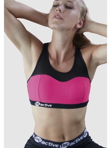 BECO the world of aquasports Bikini-Oberteil BEactive in pink-schwarz