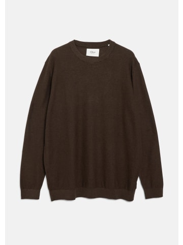 s.Oliver Strickpullover in 89W0_dunkelbraun