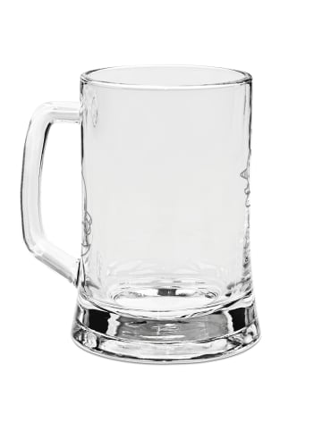 Mr. & Mrs. Panda Gravur Bierkrug Einhorn Schnuller ohne Spruch in Transparent