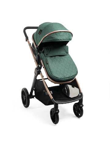 BeBelissimo 2 en 1 Kinderwagen - Wickeltasche - Iris in Grün