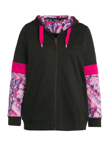 Ulla Popken Sweatjacke in schwarz