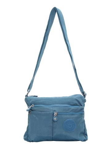 Mindesa Damen Umhängetasche in Denim Blau
