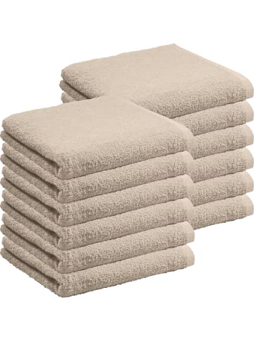 REDBEST Frottier Handtuch 12er-Pack Oceanside in beige