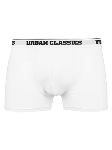 Urban Classics Boxershorts in white/navy/black